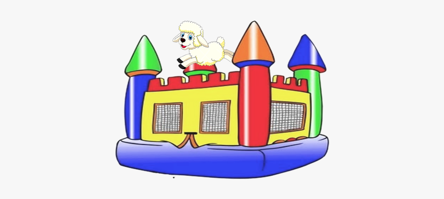 Bounce House, Transparent Clipart