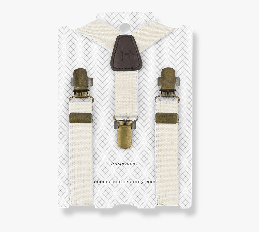 1 In The Family Natural Suspenders - Water Bottle, Transparent Clipart