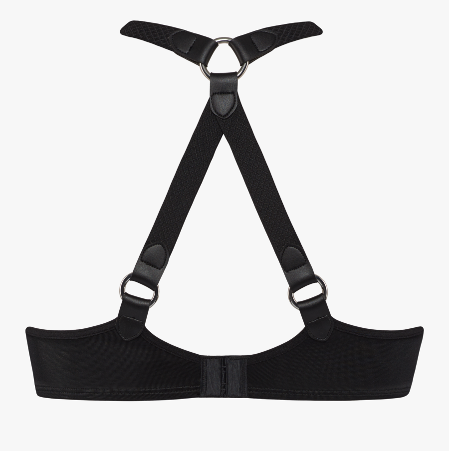 Femme Fatale Plunge Balcony Bra - Bh Met Kruisband, Transparent Clipart