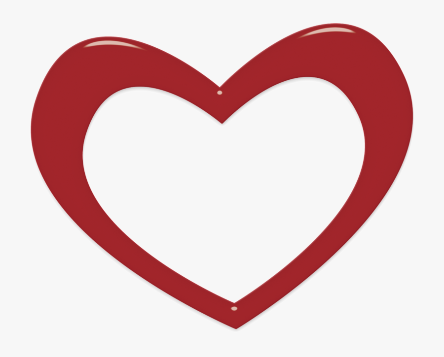 מסגרת בצורת לב, Transparent Clipart