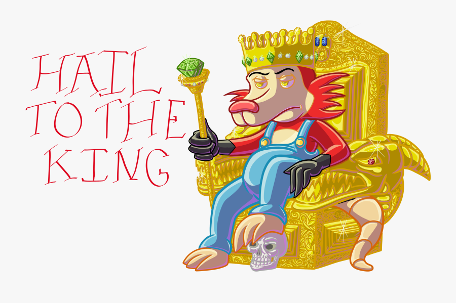 Hail To The King - Cartoon, Transparent Clipart