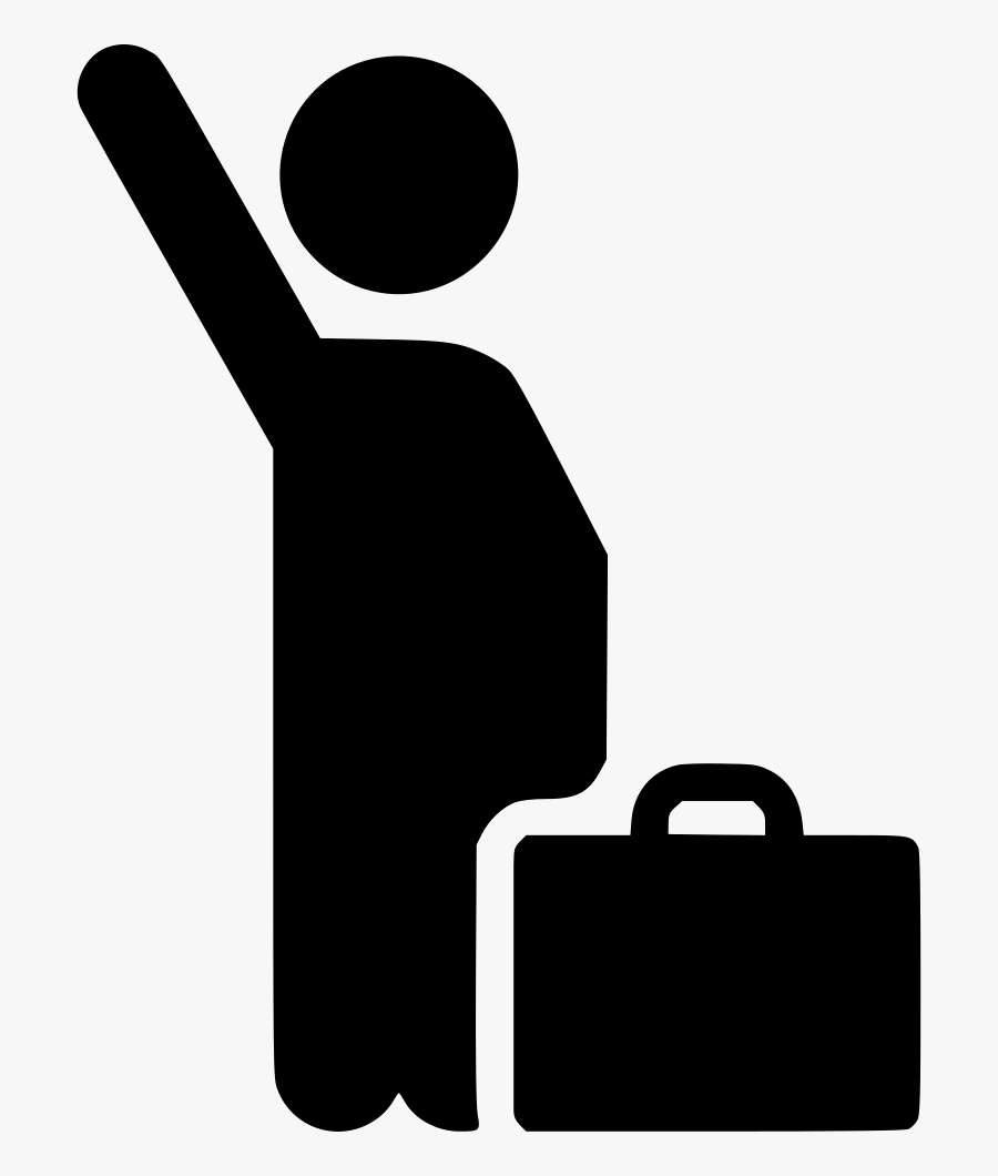 Hail A Taxi - Icon, Transparent Clipart