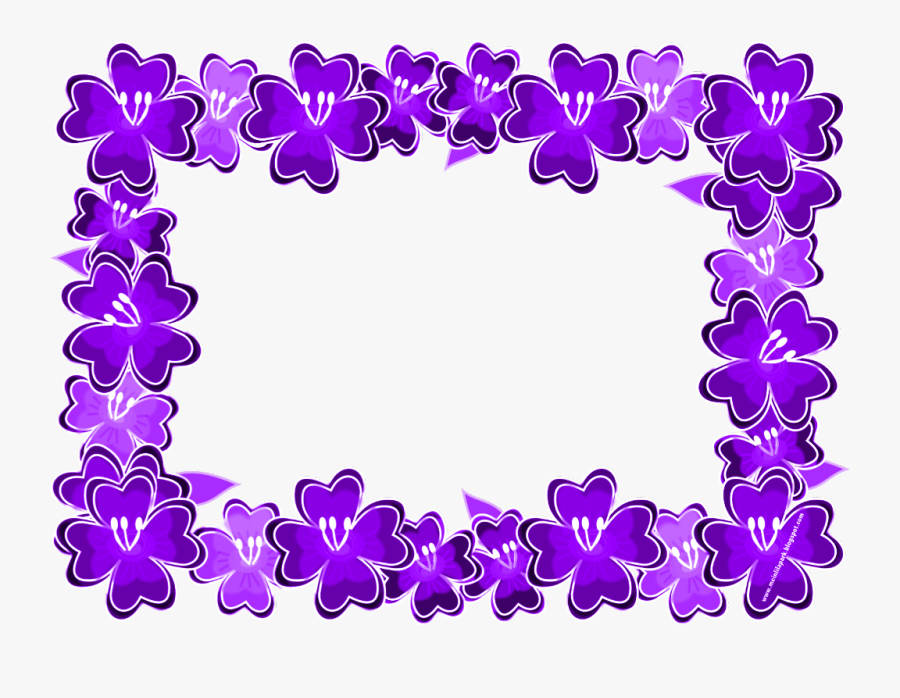 Transparent Purple Frame Png - Violet Borders And Frames, Transparent Clipart