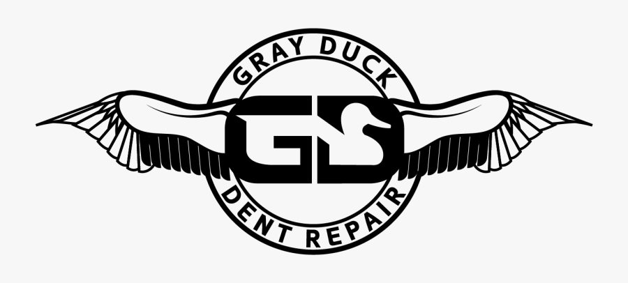 Paintless Dent Repair Company Gray Duck Dent Repair - Emblem, Transparent Clipart