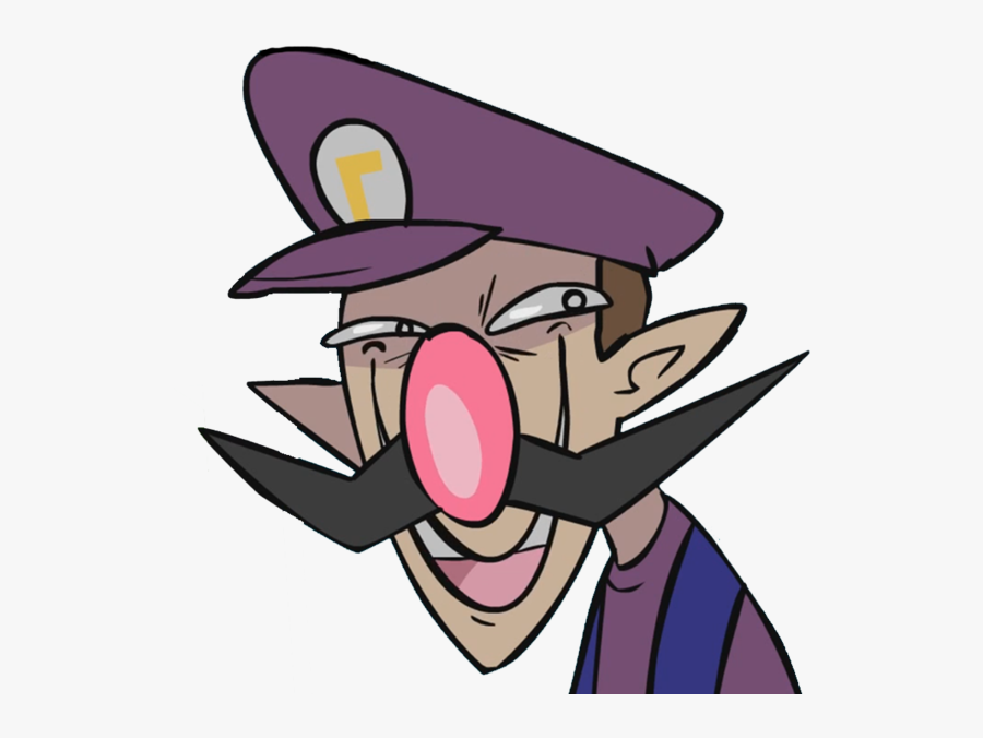 Waluigi Face Png 3 » Png Image - Waluigi Wario Does A Thing, Transparent Clipart