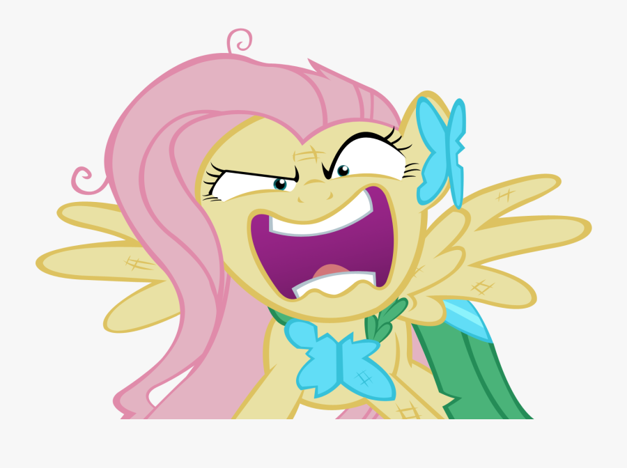 Flutterage - My Little Pony Crazy Fluttershy, Transparent Clipart