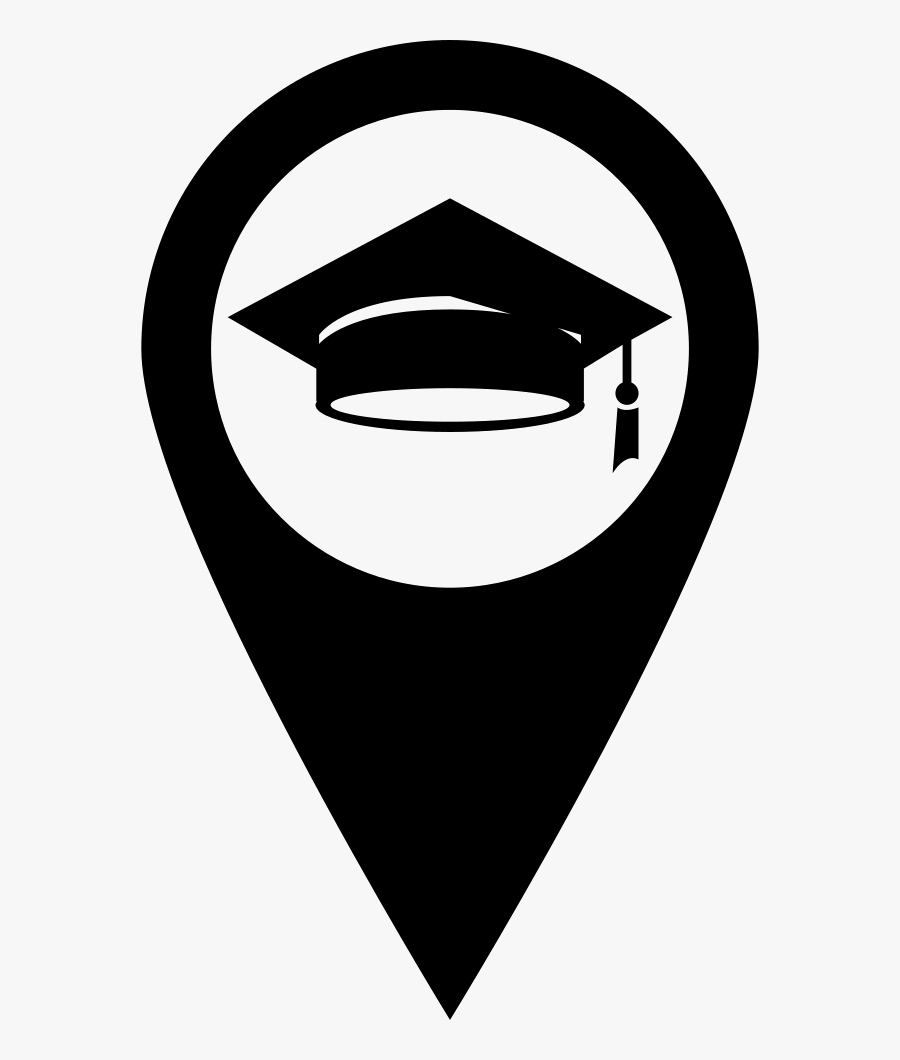 University Pin - School Icon Google Maps, Transparent Clipart