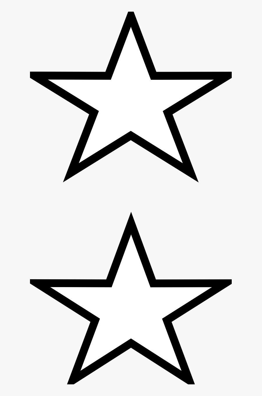Stars Shape Black Free Picture - Gambar Bintang Hitam Putih, Transparent Clipart