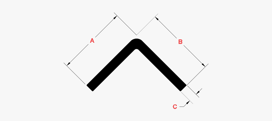 Structural Fiberglass Angle Size Chart, Transparent Clipart