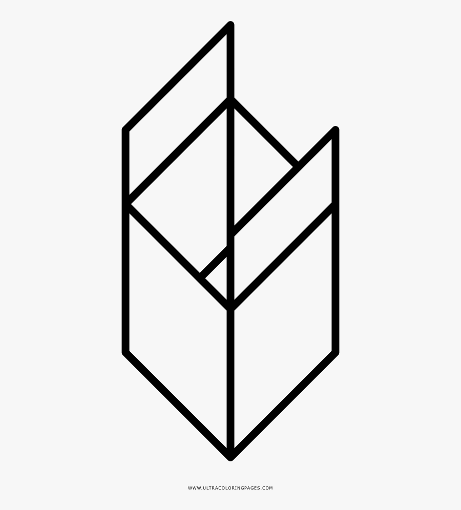 Open Box Coloring Page - Spider Web Easy To Draw, Transparent Clipart