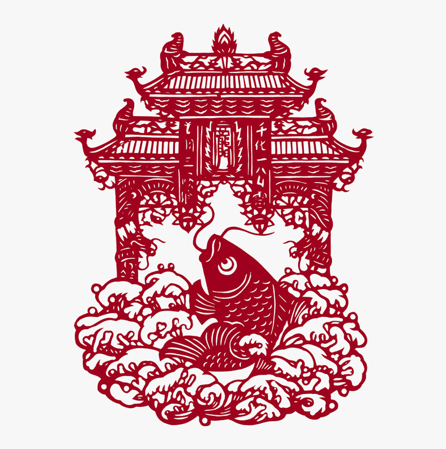 Tranh Cá Chep Vượt Vũ Môn, Transparent Clipart