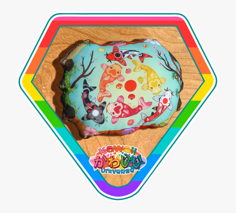 Kawaii Universe Cute Koi Energy Pool Pillow Pic 01 - Cuteness, Transparent Clipart