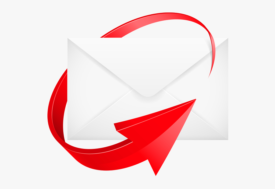 Bedankt-mail - Communication Arrows, Transparent Clipart