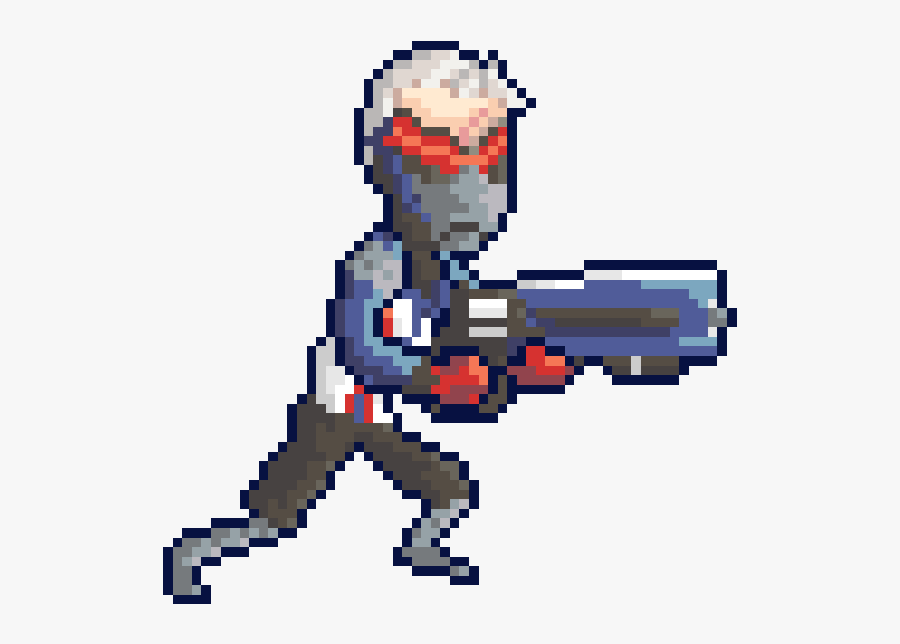 Shotgun - Soldier 76 Pixel Gif, Transparent Clipart