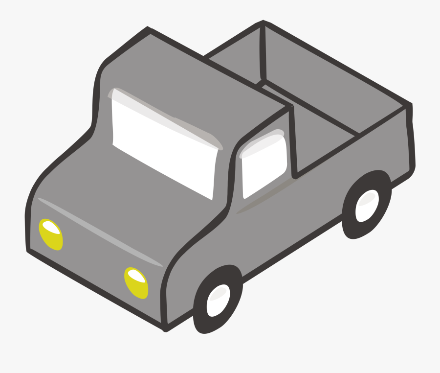 Transparent Truck Icon Png - Pickup Truck, Transparent Clipart