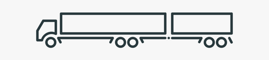 Angle,area,text - Vrachtwagen Met Aanhangwagen Tekening, Transparent Clipart