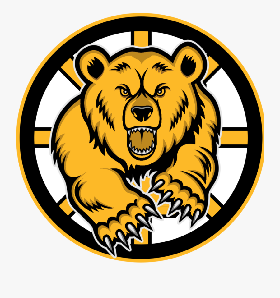 Boston Bruins Nhl Logos, Transparent Clipart