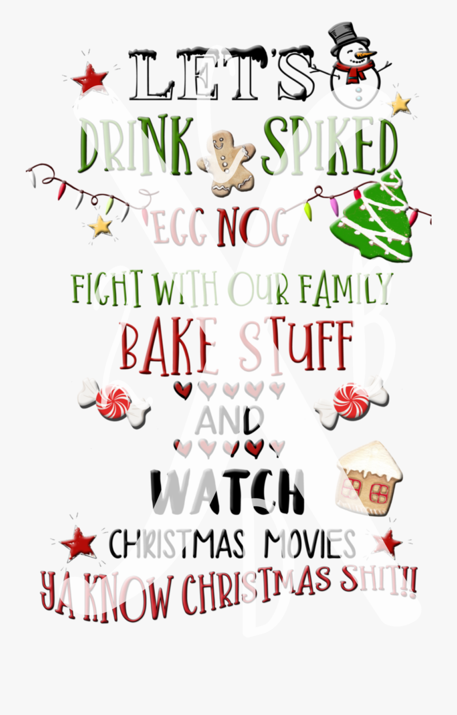 Christmasshit, Transparent Clipart