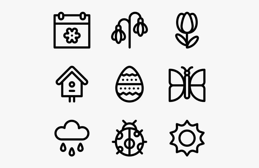 Spring - Business Line Icon Png, Transparent Clipart