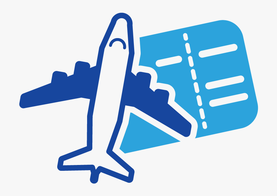 Flight Ticket Booking Icon, Transparent Clipart