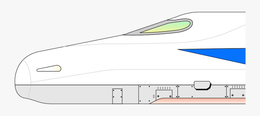 Shinkansen Animation, Transparent Clipart
