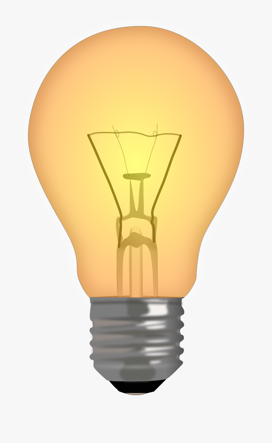 Light Lamp Incandescent Spotlight Bulb Free Png Hq - Light Bulb Transparent Png, Transparent Clipart