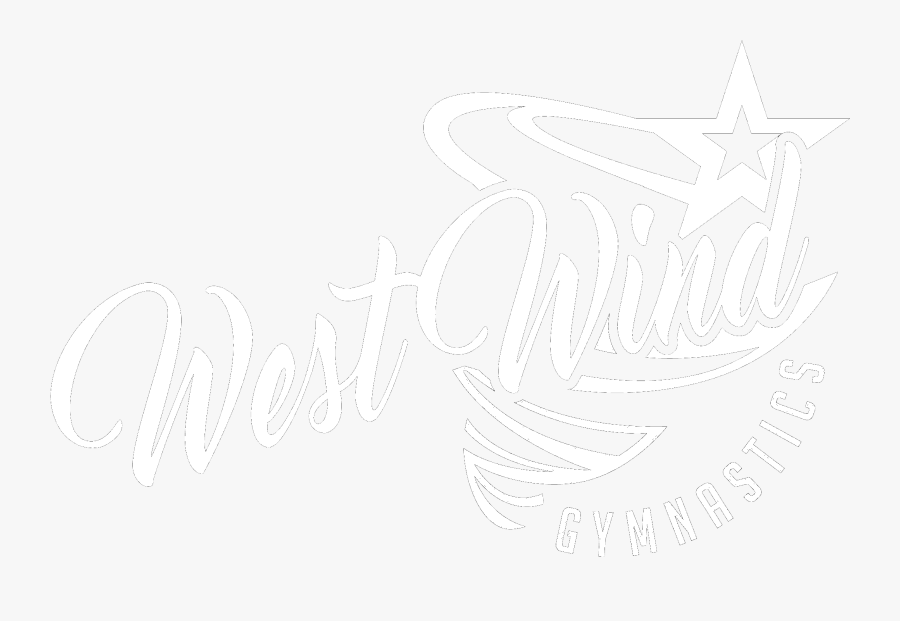 West Wind Gymnastic Club - Calligraphy, Transparent Clipart