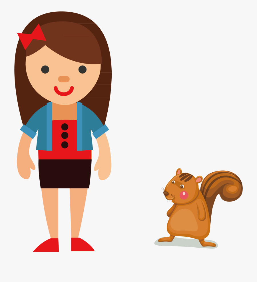 And Flat Animals Illustration Design Avatar Cartoon - Human Body In Chinese, Transparent Clipart