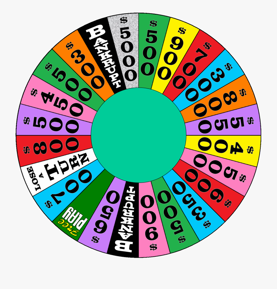 Wheel Of Fortune Png, Transparent Clipart