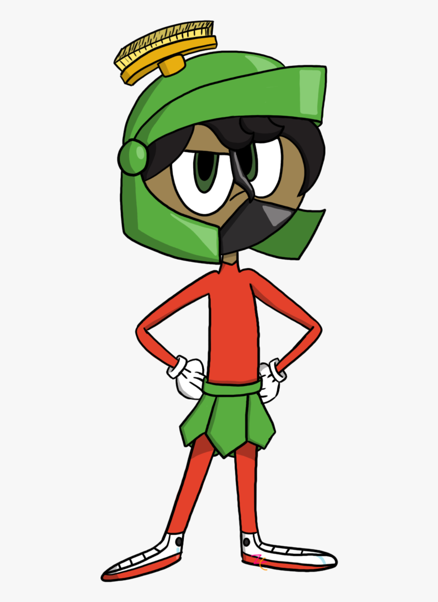 Marvin The Martian Looney Tunes Cartoon Character - Marvin The Martian Human, Transparent Clipart