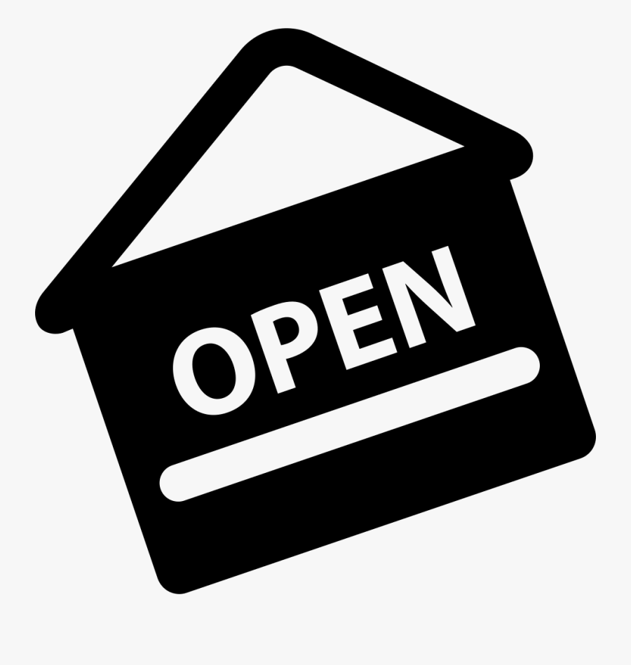 Open Sign - Cartel Open Icon Png, Transparent Clipart