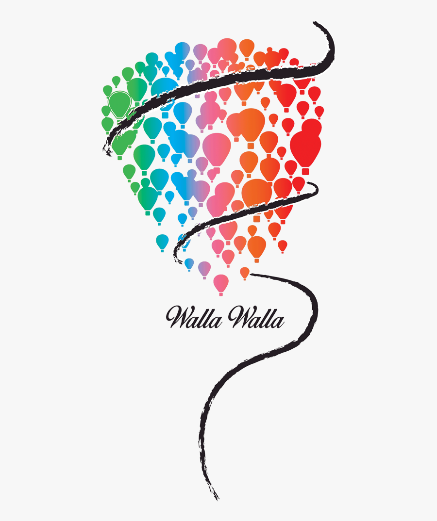 Flock Balloons, Transparent Clipart