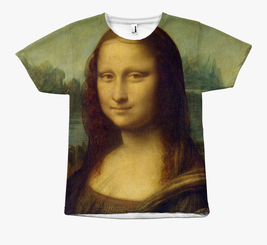 Egoteest Mona Lisa Painting Shirt - Post Malone Shirt Funny, Transparent Clipart