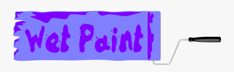 Transparent Purple Paint Png - Paint Roller Clip Art, Transparent Clipart