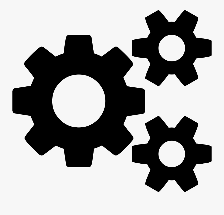 Cogs Vector Big Vector Freeuse Stock - Cogs Icon Font Awesome, Transparent Clipart