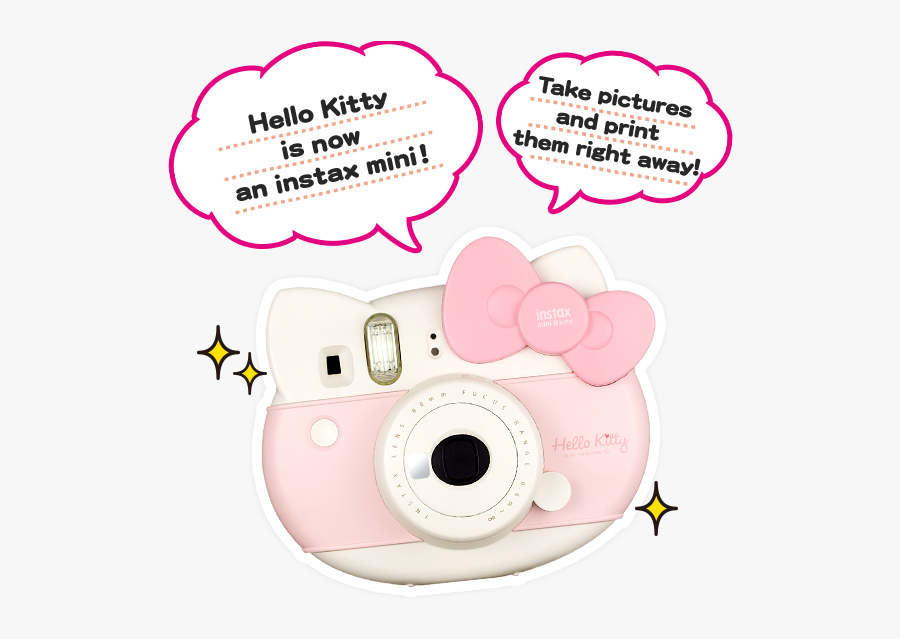 Hello Kitty Is Now An Instax Mini Take Pictures And - Digital Camera, Transparent Clipart