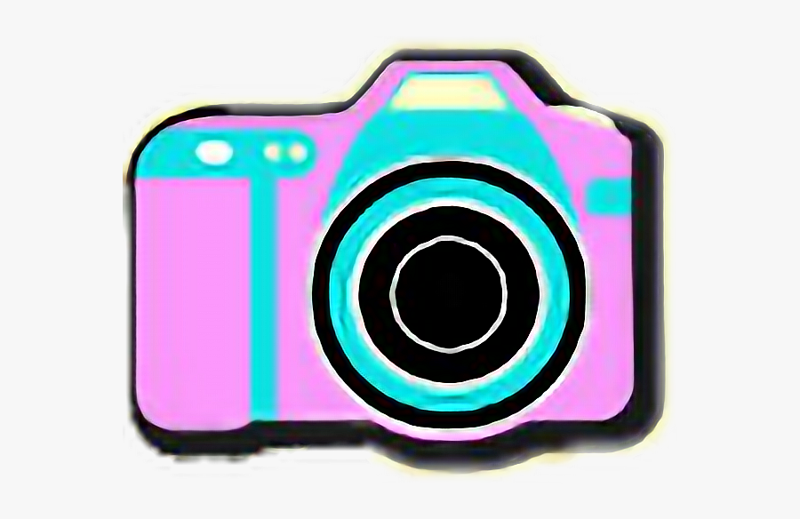 #90"s #camera #pink #cute #rad#freetoedit, Transparent Clipart