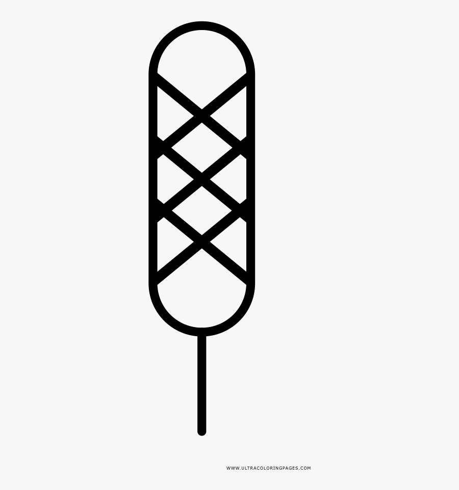 Download Corn Dog Coloring Page , Free Transparent Clipart - ClipartKey