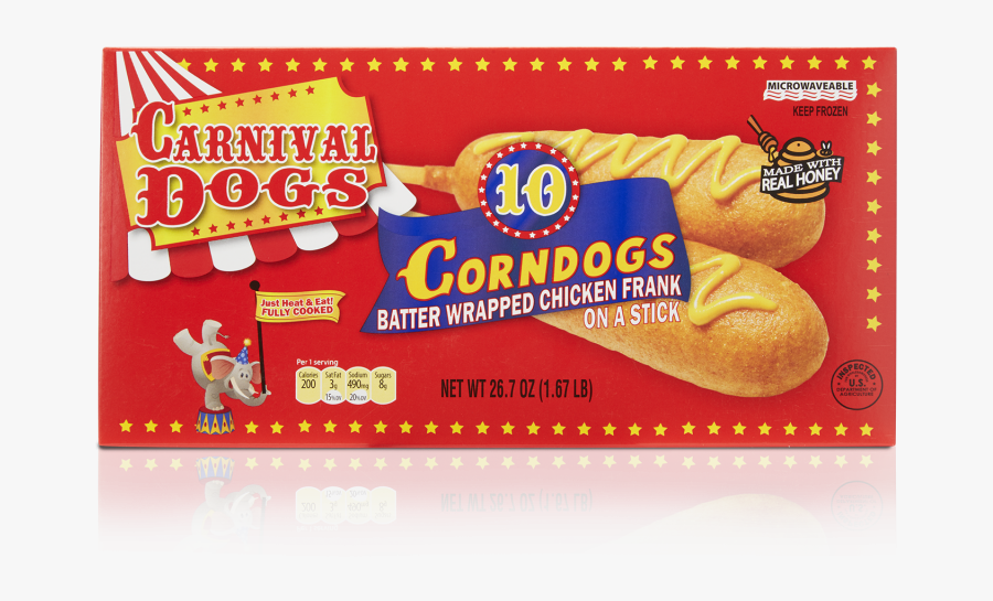 Carnival Chicken Corn Dogs, Transparent Clipart