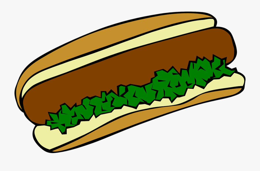 Hot Dog Clip Art, Transparent Clipart