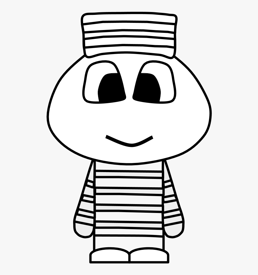 Prisoner, Uniform, Big Eyes, Cartoon Person, Black - Prisoner Cartoon Black And White Transparent, Transparent Clipart