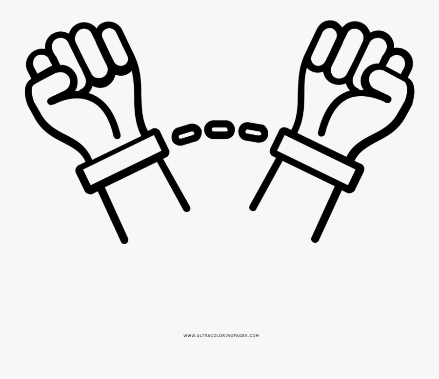 Prisoner Coloring Page, Transparent Clipart