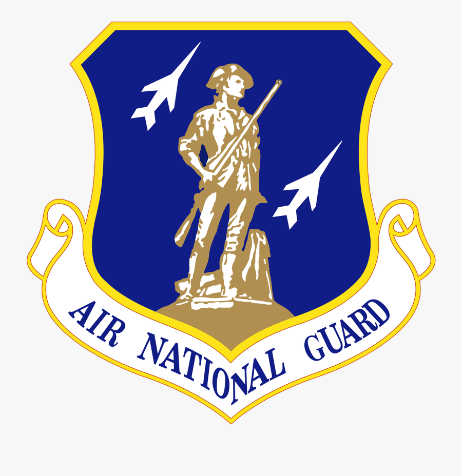 Air National Guard Emblem Sign Free Picture - Air Force National Guard Logo, Transparent Clipart