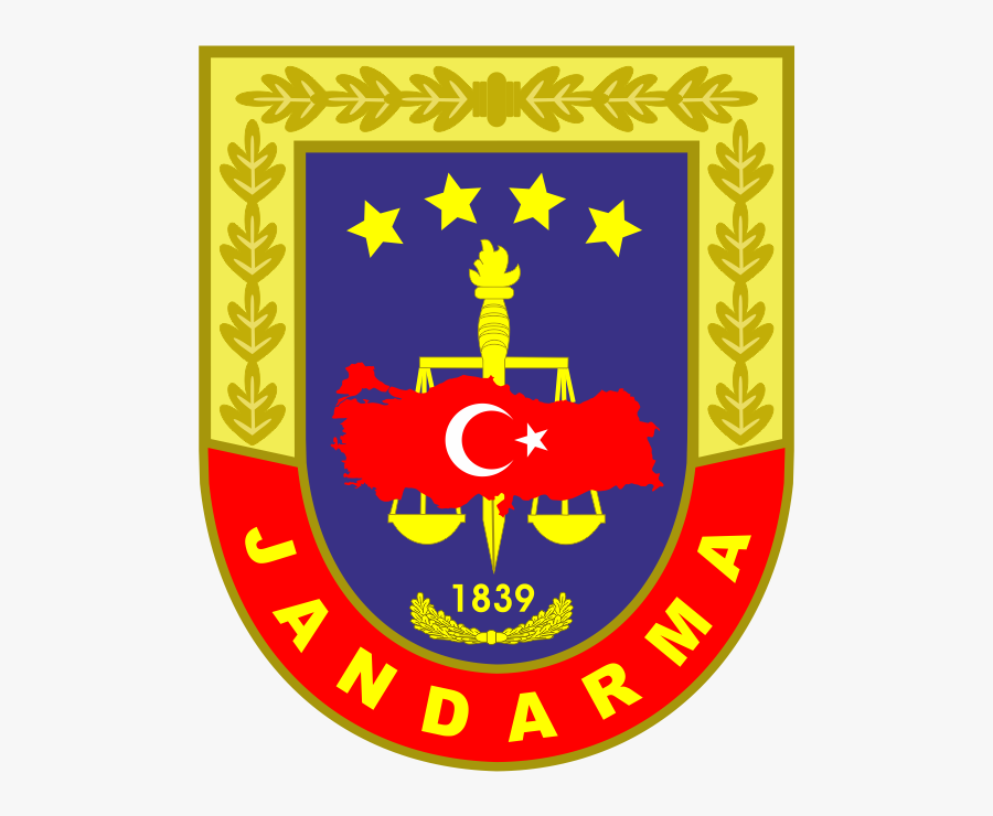 Amblem Tr - Gendarmerie General Command, Transparent Clipart