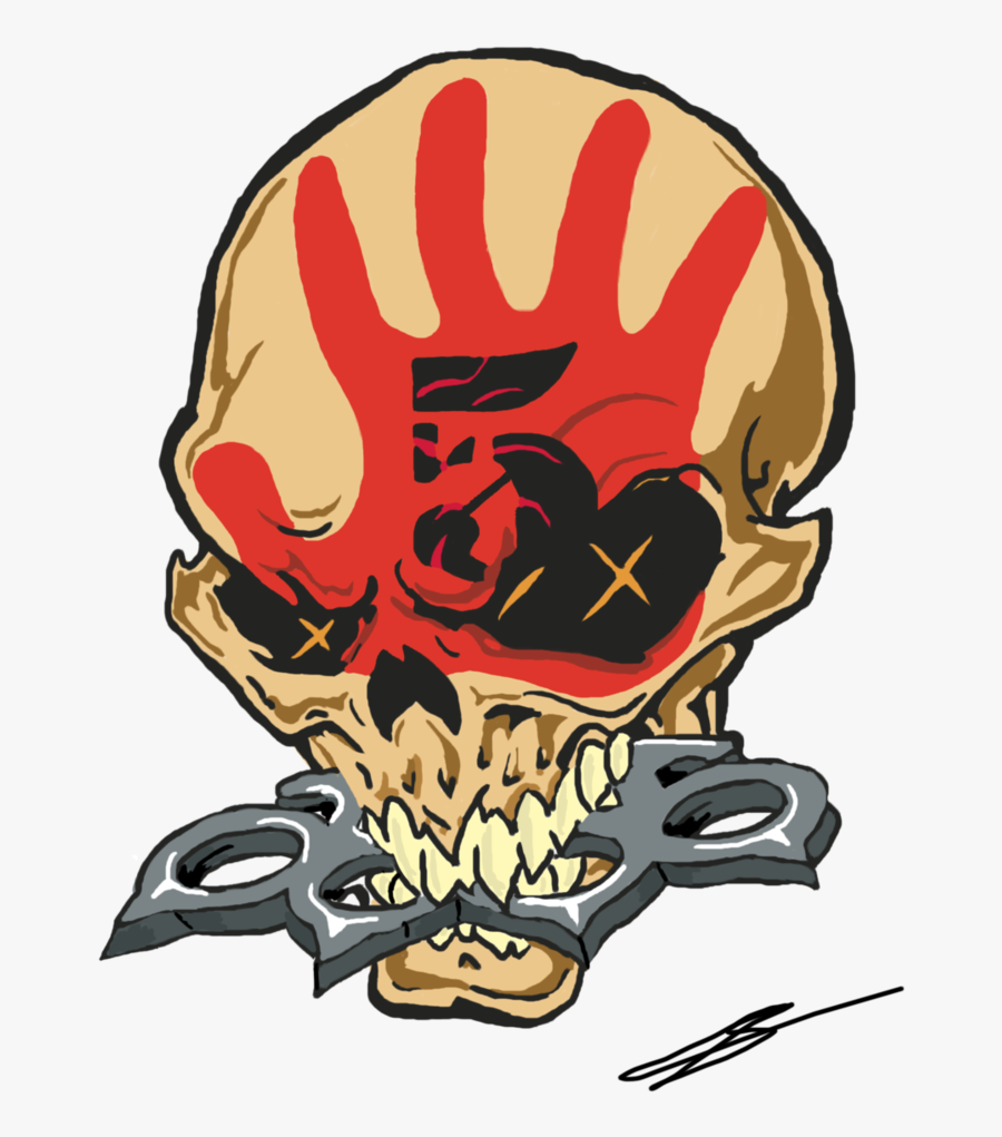Clip Art Ffdp Logo - Logo Five Finger Death Punch Skull, Transparent Clipart