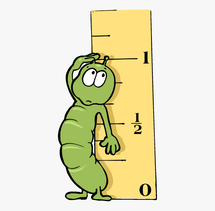 Measurement Clipart - Inch Worm Clip Art, Transparent Clipart