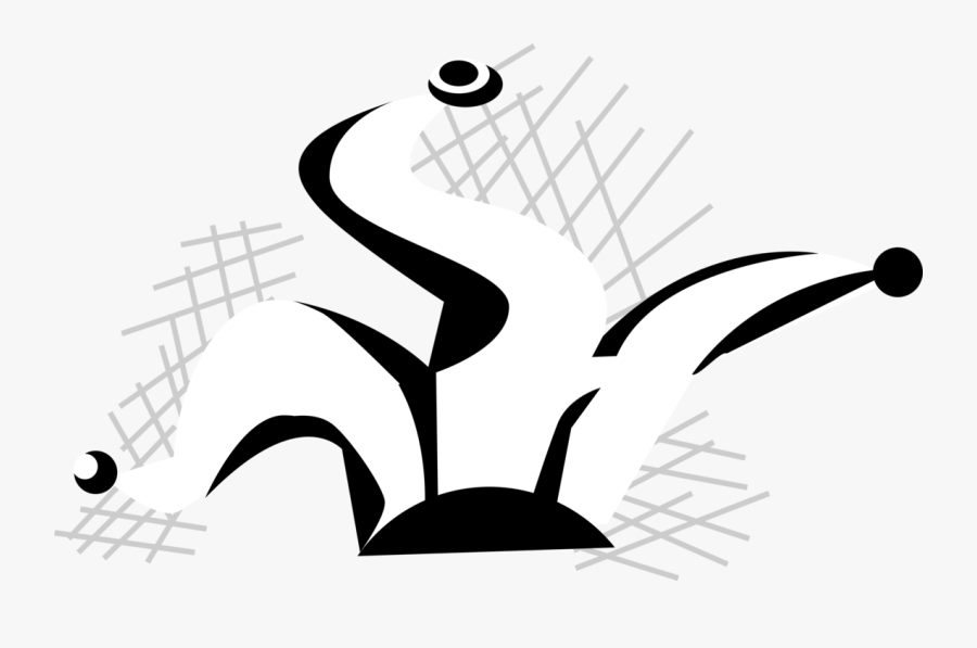 Vector Illustration Of Medieval And Renaissance Era - Transparent Background Jester Hat Clipart, Transparent Clipart