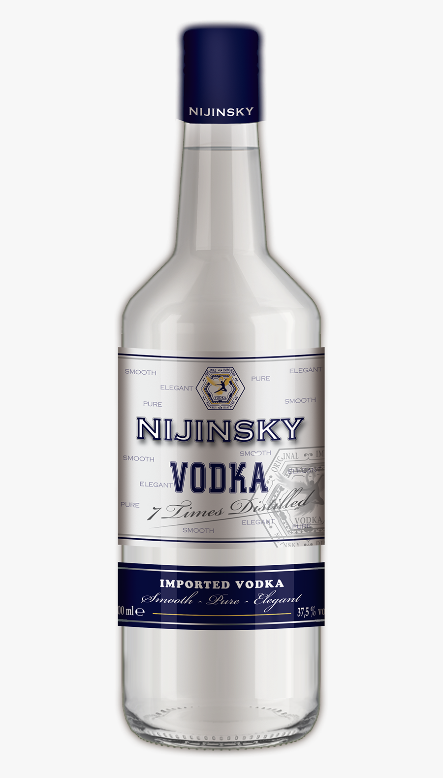 Drinking Clipart Vodka - Glass Bottle, Transparent Clipart