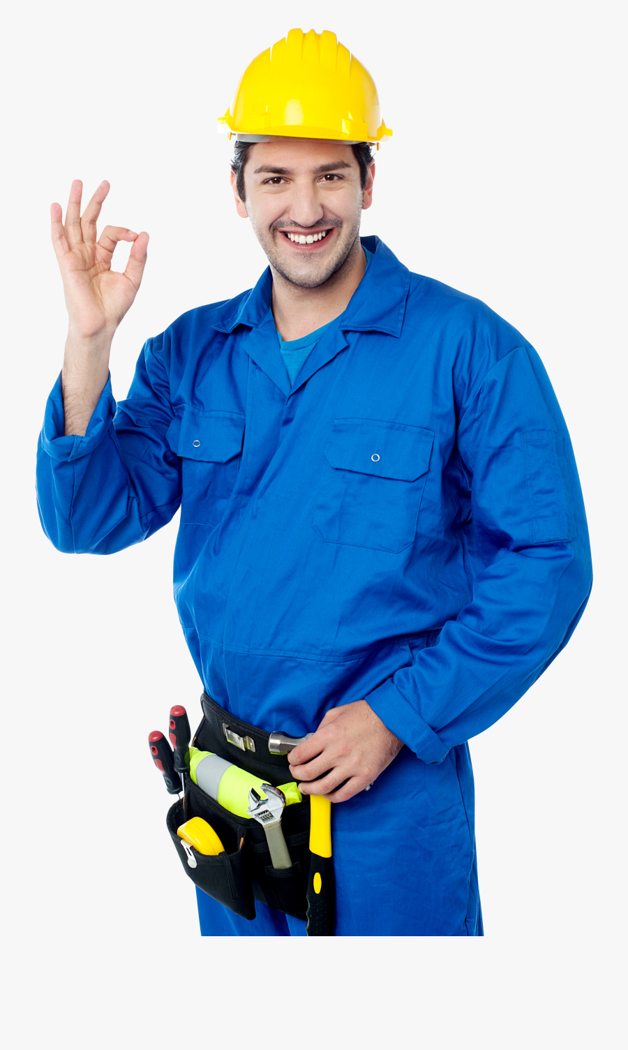 Download Architects At Work Png - Construction Helmet On Guy, Transparent Clipart