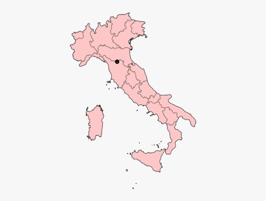 Italy Map Grey Png, Transparent Clipart